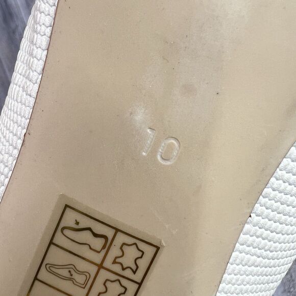 Jeffrey Campbell Viona Lizard Embossed Loafers Pointed Toe Sculpted Boho Heel 10 - Picture 11 of 12